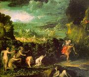 Pietro, Nicolo di The Rape of Proserpine. oil on canvas